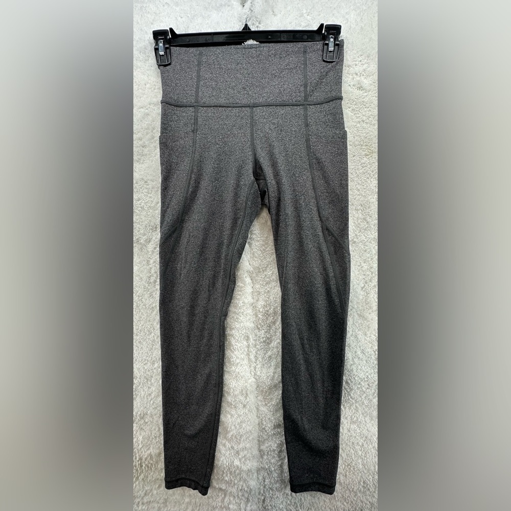 Athleta Tights Salutation Stash Pocket Gray Size Small - MSRP $89